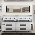 thumbnail image 4 of 36 in. Natural Gas 3-Burner Griddle with 90,000 BTU in Stainless-Steel (KM-GG3-36M), 4 of 12