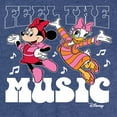 thumbnail image 3 of Disney - Mickey & Friends - Daisy Dances with Minnie - Feel the Music - Toddler And Youth Girls Short Sleeve Graphic T-Shirt, 3 of 5