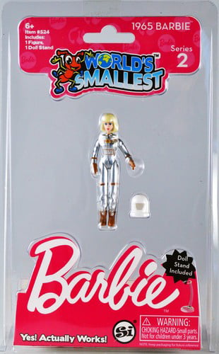 Worlds Smallest Barbie Series 2 Totally Hair & Astronaut 3" 2 Barbie's