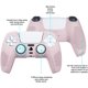 thumbnail image 4 of Funda de controlador para PS5 Grip, protección de controlador para PS5, cubierta de silicona antideslizante para PS5 con tapa de joystick-rosa (edición con tachuelas 3D) Sincero Electrónica, 4 of 5