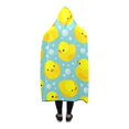 thumbnail image 2 of ASHLEIGH Hooded Blanket Cartoon Duck Throw Blanket 56x80 inch, 2 of 3