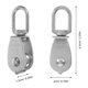thumbnail image 5 of unbranded 4Ud Polea Individual De Acero Para Con Gancho Giratorio Y Estructura Segura, 5 of 6