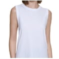 thumbnail image 2 of CALVIN KLEIN PERFORMANCE Womens White Moisture Wicking Sleeveless Scoop Neck Tank Top XXL, 2 of 3
