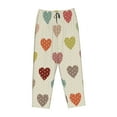thumbnail image 4 of Kll Womens Heart Polka Dot Print Pajama Pants Soft Pajama Bottoms For Women Cozy Lounge Pants, 4 of 9