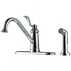 Pfister GT34-4PC0 Portland 1-Handle Kitchen Faucet with Side Spray, Polished ...