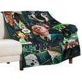 thumbnail image 2 of ZYNASE Draco Movie Actor Malfoy Blanket Super Soft Warm Flannel Blanket for Bedroom Living Room Sofa Four Seasons Perfect for Napping Home Decor Bedding Artwork 40""x50"", Style, 2 of 6