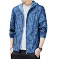 thumbnail image 2 of Men Sun Protection Outwear Lightweight Windbreaker Jacket Hooded Breathable Coat, 2 of 8