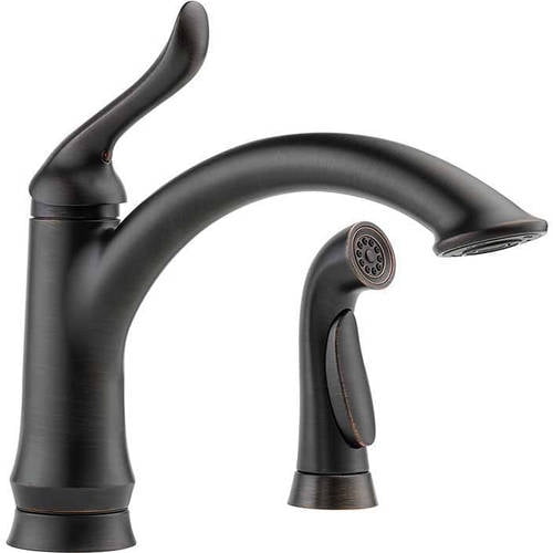 Delta Linden Kitchen Faucet with Side Spray, Available in Various Colors by Delta