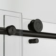 thumbnail image 7 of WOODBRIDGE 48" x 76" Single Sliding Frameless Shower Door MSDC4876-MBL, 7 of 7