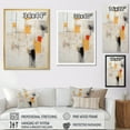 thumbnail image 4 of Designart "Scandinavian Dreams in Beige & Yellow Art II" Modern Scandinavian Wall Art Living Room, 4 of 7