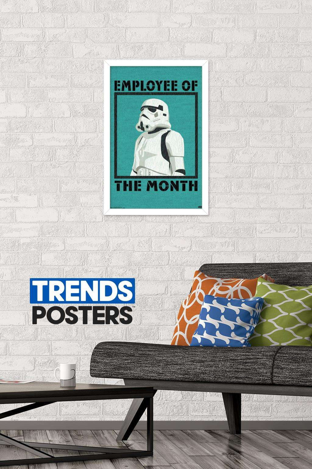 Star Wars: Saga - Employee Of The Month Wall Poster, 14.725" x 22.375", Framed