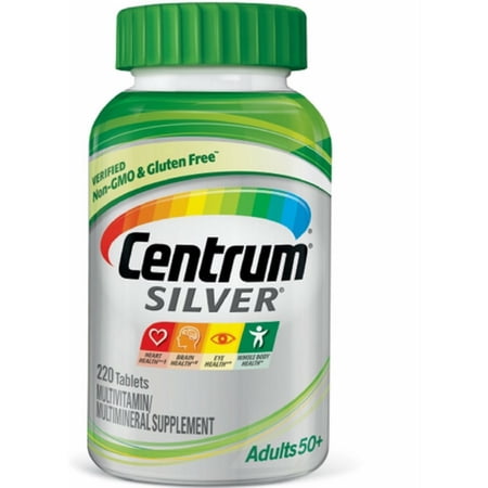 Centrum Silver Multivitamin, Tablets 220 ea (Pack of 4)