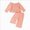 S441-Pink, variant on Toddler Linen Outfit Girl Boy Kids Wide Leg Pants Set Off Shoulder Blouse Ruffle Long Sleeve Shirt Solid Color Outfits 1T 2T 3T 4T 5T 6T 7T Gift Set 9-12 Months