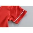 thumbnail image 5 of Fesfesfes Toddler Kids Baby Boys Girl Solid Pajamas Sleepwear T shirt Shorts Clothes Set, 5 of 9