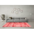 thumbnail image 3 of Ahgly Company Indoor Rectangle Abstract Red Contemporary Area Rugs, 4' x 6', 3 of 4