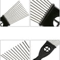 thumbnail image 4 of EeaseCA 1PC Wide Tooth Comb Plastic Handle Hair Detangling Comb Hairdressing Rake Comb Slick Styling Hair Brush (K2), 4 of 7