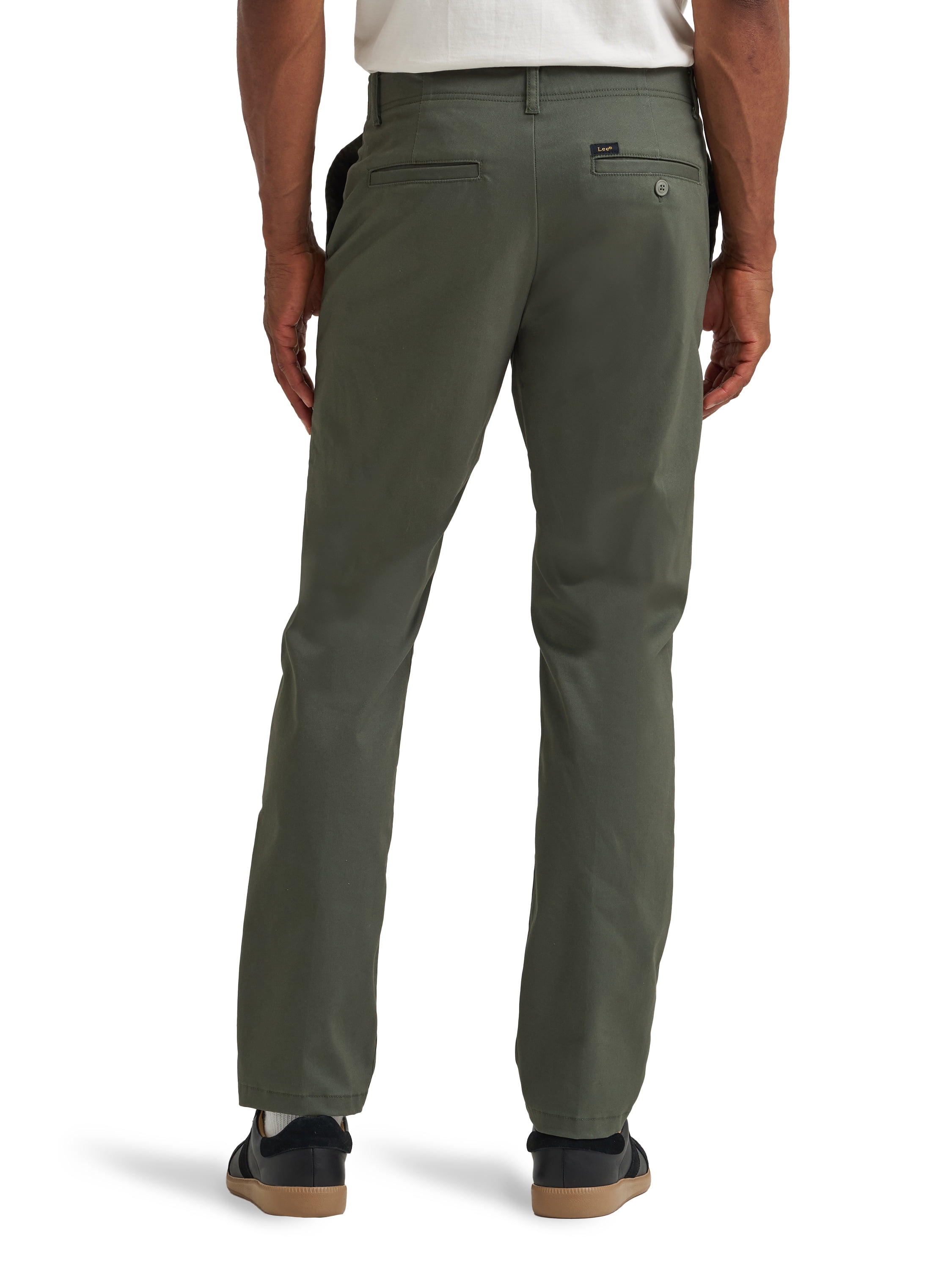 Lee® Men's Extreme Motion Flat Front Slim Straight Pant with Wrinkle Resist