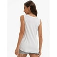 thumbnail image 2 of Womens Tank Tops V Neck Summer Trendy Casual Loose Fit Flowy Sleeveless Shirts, 2 of 6