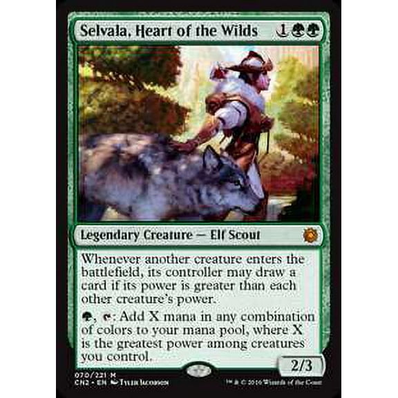 MtG Conspiracy: Take the Crown Mythic Rare Selvala, Heart of the Wilds #70