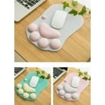 thumbnail image 3 of Hweilai Cat Paw Design Mouse Pad Wrist Support Comfortable for Computer Mac Laptop, 3 of 5