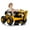 Yellow, variant on Tropow Kids Ride on Excavator, Remote Control, Bluetooth, Music for Boys & Girls Over 37 Months,Kids Christmas Gifts