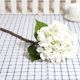 thumbnail image 2 of Ramo de flores de hortensias artificiales, flores de seda, boda, fiesta nupcial, decoración del hogar (blanco), 2 of 2