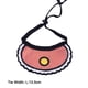 thumbnail image 2 of Baberos para perros y gatos, bufanda ajustable con forma de corazón (rosa, L), 2 of 3