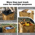 thumbnail image 3 of Camping Barbage CAN Bags Desecho Césped Y Cesta Ropa Sucia Plegable 60 L Portable Reutilizable Con para BBQ Picnic Senderismo, 3 of 9