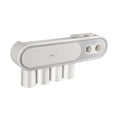 thumbnail image 2 of pitrice Electric Toothbrush Holder Rechargeable Bathroom Wall Mounted Toothpaste Squeezer Dispenser Detachable Washable Rack Shelf Type 1 Gray White, 2 of 9