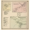 thumbnail image 2 of Beers 15x16 Gold Ornate Wood Framed with Double Matting Museum Art Print Titled - Richmondville New York Landowner - Beers 1866, 2 of 4