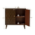 thumbnail image 5 of VENTOPYR Storage Cabinet with Doors and Shelves, Modern MDF Accent Cabinet with Adjustable Shelf, Free-Standing Sideboard Buffet Cabinet, 5 of 7