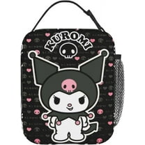 Kuromi Cartoon Lunch Box Cute Lunch Bag Large Capacity Durable Reusable Lunch Box Suitable For Women Work Travel Picnic Fi29