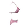 thumbnail image 4 of Traje de baño Op Talla EG Halter Floral con Olán Rosa, 4 of 4