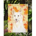 thumbnail image 3 of Carolines Treasures CK1819GF Feuilles d'Automne Collie Blanc Drapeau Format Jardin, 3 of 3