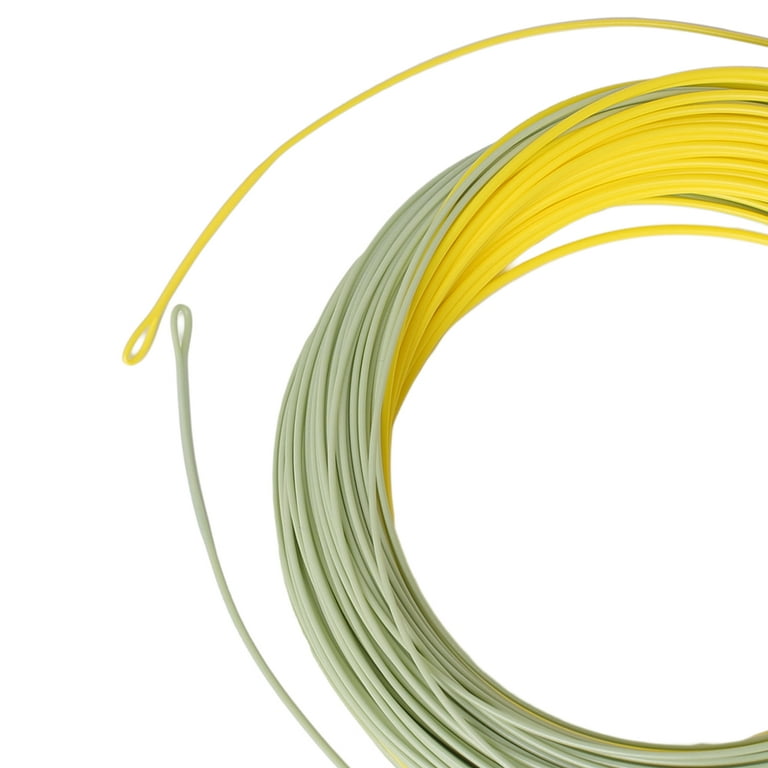 Kylebooker Fly Fishing Line with Welded Loop Floating Weight Forward Fly Lines 100ft WF 3 4 5 6 7 8, Size: WF6F, Green