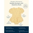 thumbnail image 5 of Modern Moments By Gerber Baby Girl Cotton Romper with Waistline Ruffle, Sizes 0/3 Months - 24 Months, 5 of 7