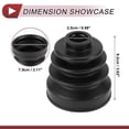 thumbnail image 4 of Unique Bargains No.44017T0C305 Inner CV Joint Boot Kit with Clamps for Honda Crosstour 2012, 4 of 7