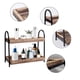 thumbnail image 3 of Organizador de encimera de baño BDBDYEAY con cuentas de madera de 2 niveles, 3 of 7