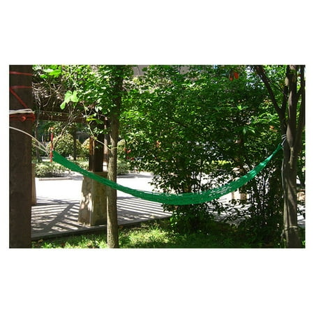 Fridja Outdoor Camping Portable Hammocks Comfortable Hanging Nylon Mesh Rope Hammocks