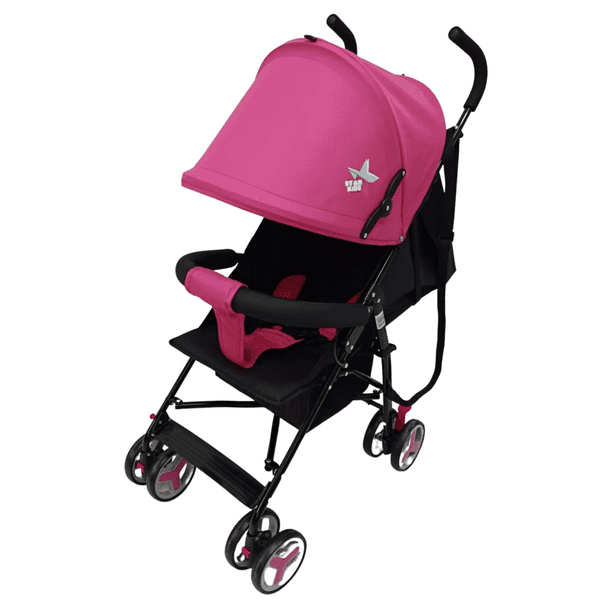 Carriola De Bastón Reclinable Starkids Andrómeda Plegable Rosa Star Kids Carriola de bastón