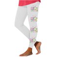 thumbnail image 2 of EQWLJWE 2024 Easter Bunny Print Workout Leggings for Women Girls Yoga Pants Slim High Waist Plus Size Compression Tights Pants(White,M), 2 of 4