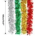 8pcs Metallic Tinsel Twist Garland Foil Tinsel Garland Decoration