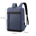 thumbnail image 3 of HLONK Business Backpack Waterproof Bag For Travel Flight Fits 15.6 Inch Laptop With USB Charging Port, 3 of 6