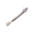 thumbnail image 3 of AuroraX Silvervine Cat Chew Wand Natural Sisal Rope Cat Wand Durable Non-Toxic Teeth Cleaning Long Lasting Interactive Cat Toy for Boredom Relief Brown, 3 of 6