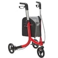 thumbnail image 1 of VEVOR Déambulateur à 3 Roues pour Aînés, Déambulateur Pliable en Aluminium Léger avec Poignée Réglable, Déambulateur de Mobilité Extérieure avec Grandes Roues et Sac de Rangement Spacieux, Capacité de 260LBS, 1 of 9
