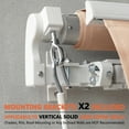 thumbnail image 5 of VEIKOUS 10' x 8' Retractable Patio Awning Sun Shade Cover w/Manual Crank, Beige, 5 of 11