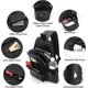 thumbnail image 4 of Mens Sling Bag Chest Bag Crossbody Travel Backpack Small Shoulder Bag With USB Port Dual-Use Sling Backpack Casual Daypack for Hiking Travel Sport, 4 of 5