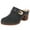 Black, variant on VBARHMQRT Dearfoam Slippers Women Open Toe Ladies Fashion Solid Color Plush Rhinestone Love Bow Decoration Open Toe Flat Casual Cotton Slippers
