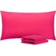 thumbnail image 1 of NTBAY Juego de 2 fundas de almohada estándar, 100% microfibra cepillada de 1800 hilos, súper suaves y acogedoras, resistentes a las arrugas, a la decoloración y a las manchas con cierre de sobre, fund, 1 of 4