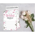 thumbnail image 5 of Inkdotpot 30 Bridal Shower InvitationsFloralWedding Fill-In Style Invites Blank Invites, 5 of 8